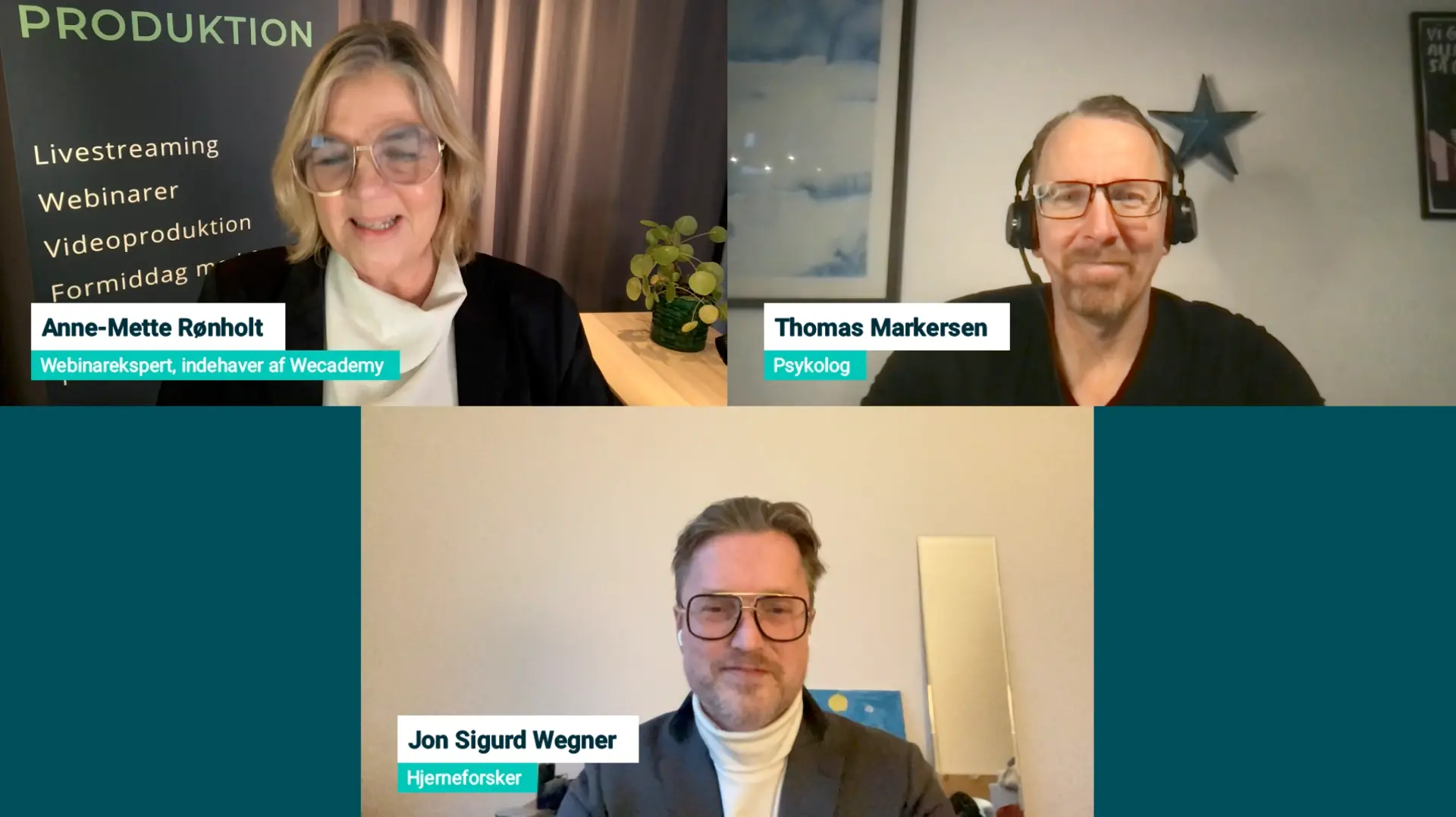 Webinaret Fra nulsumsspil til plussumsspil med Thomas Markersen og hjerneforsker Jon Sigurd Wegner